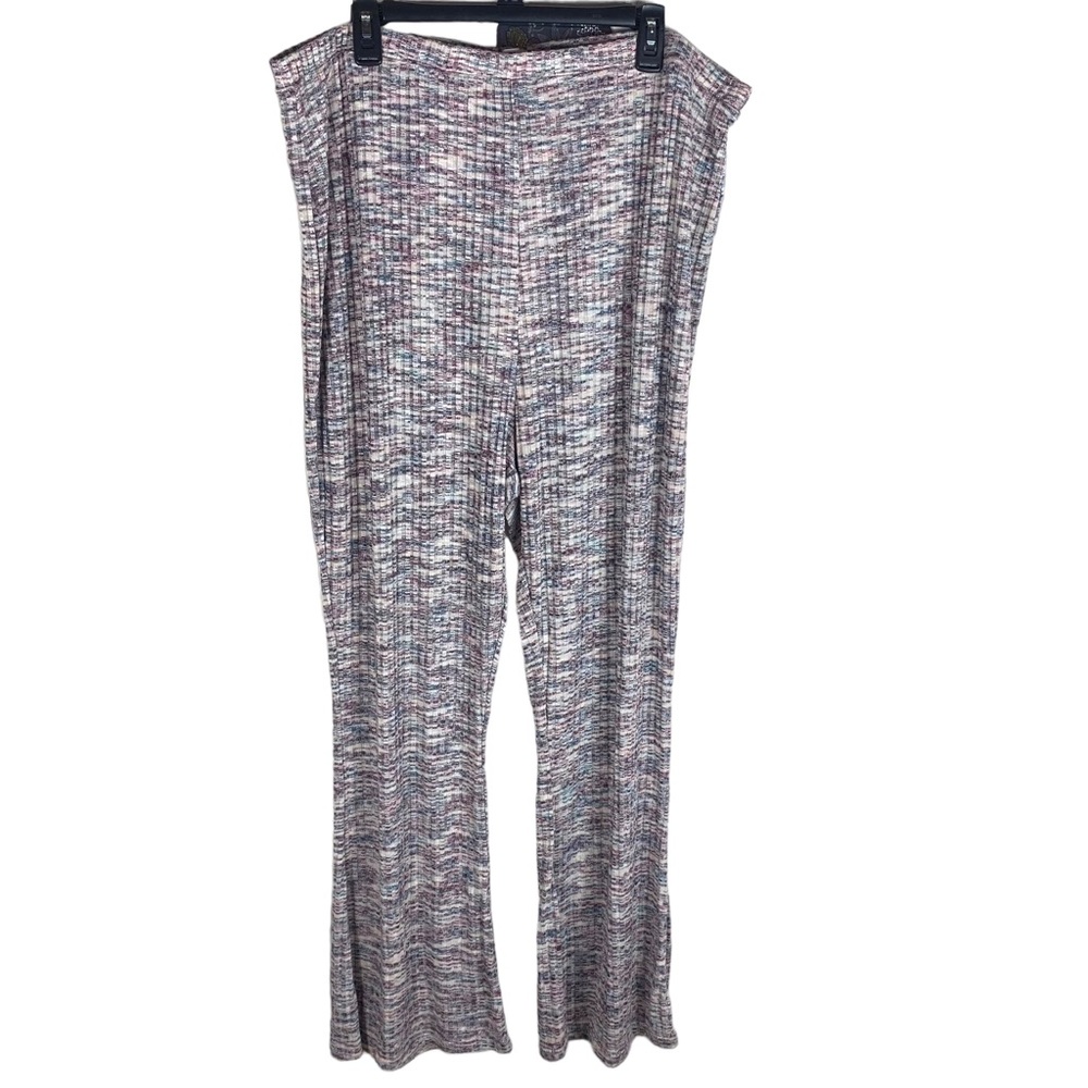 Nordstrom BP Ribbed Stretch Flared Leg Pants Sz 3X